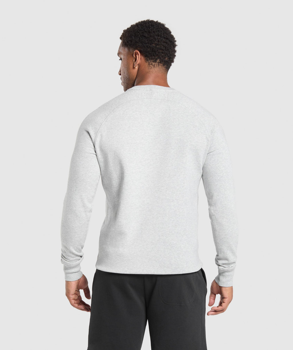 gymshark-crest-sweatshirt-light-grey-marl-aw22