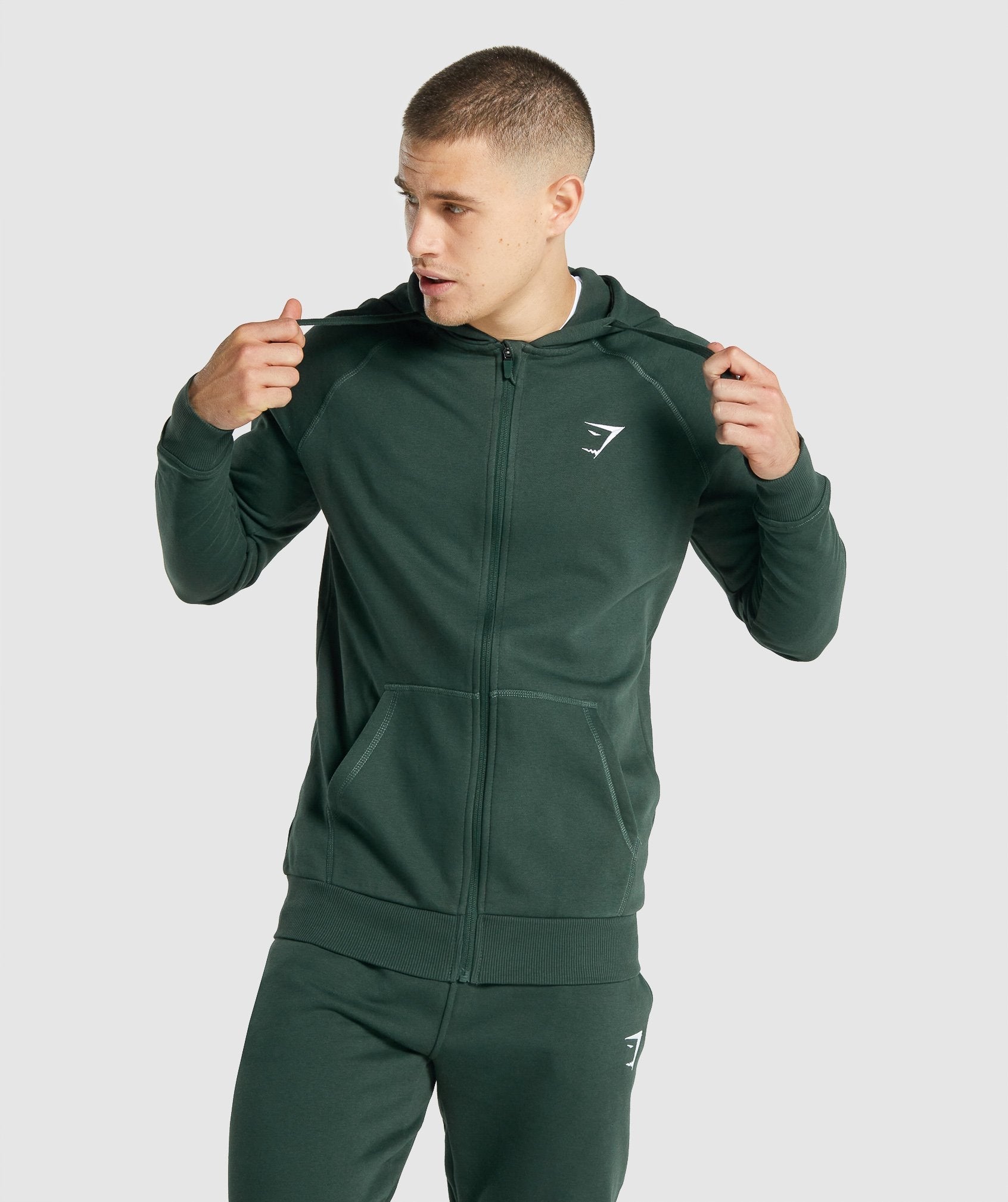 gymshark-crest-zip-up-hoodie-dark-green-gsaw21