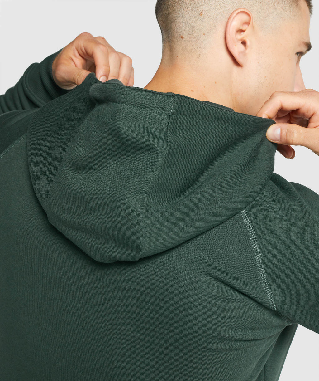 gymshark-crest-zip-up-hoodie-dark-green-gsaw21
