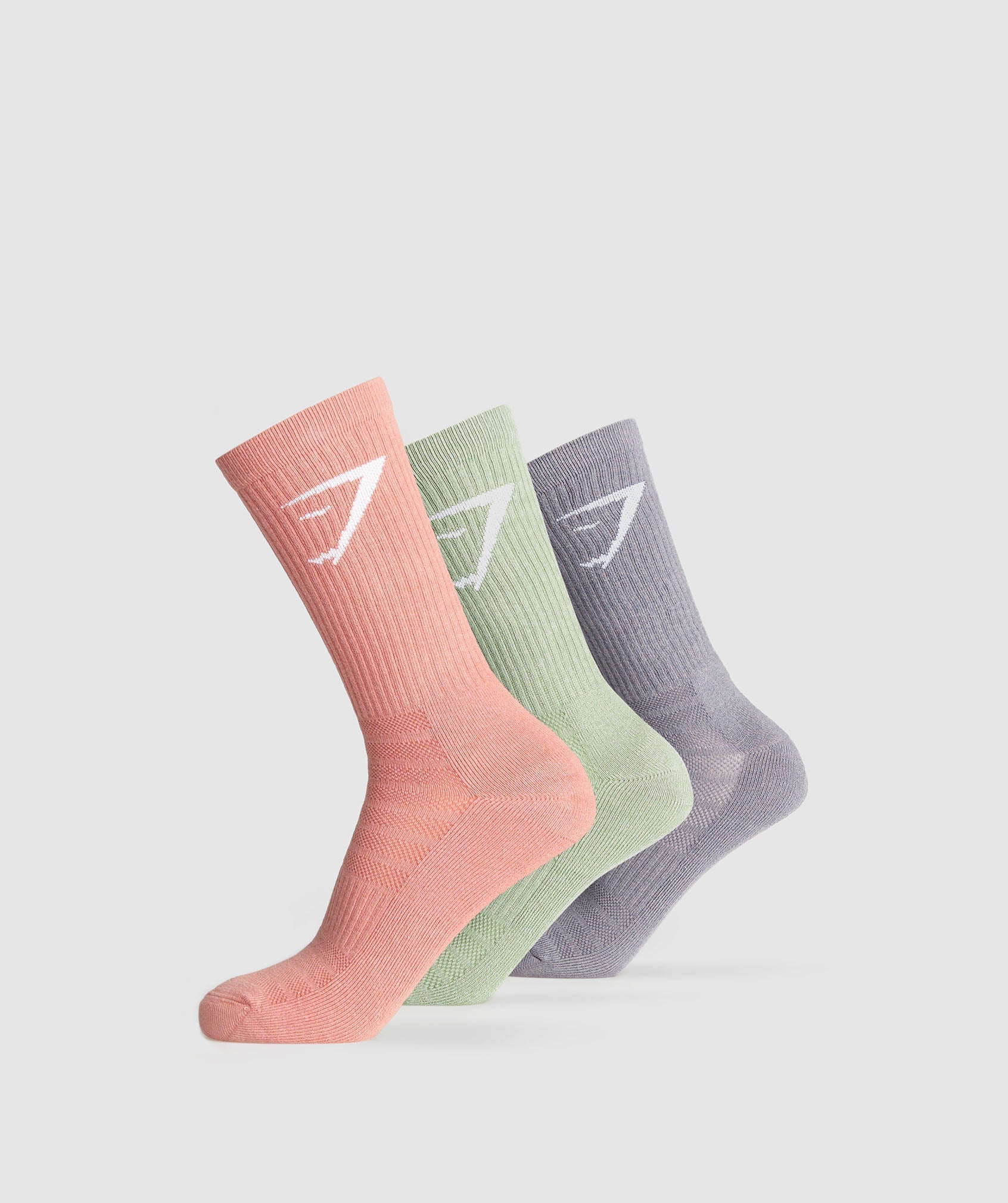 gymshark-crew-socks-3pk-classic-pink-faded-green-fog-purple-ss24