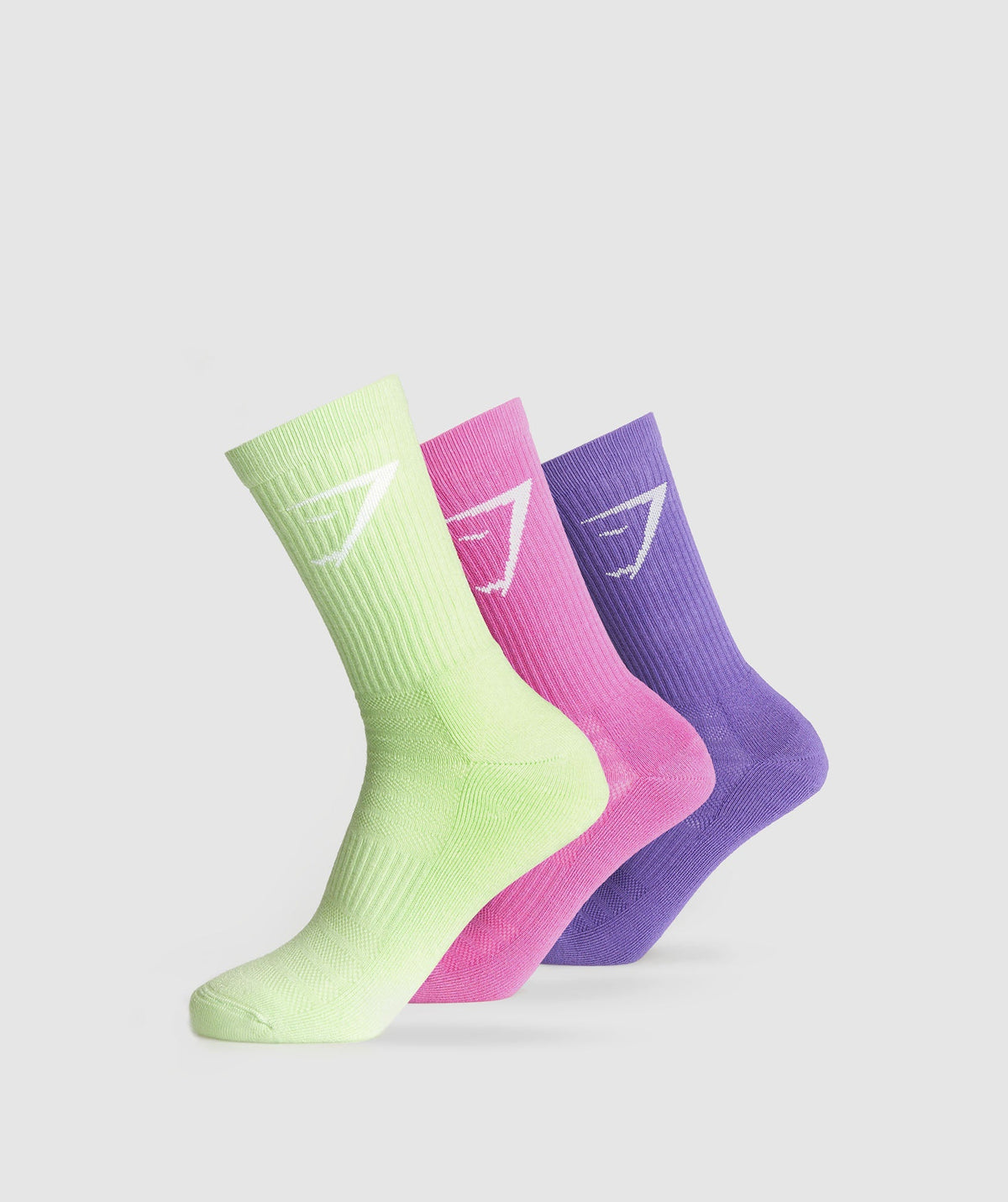 gymshark-crew-socks-3pk-pastel-sage-green-shelly-pink-stellar-purple-ss24