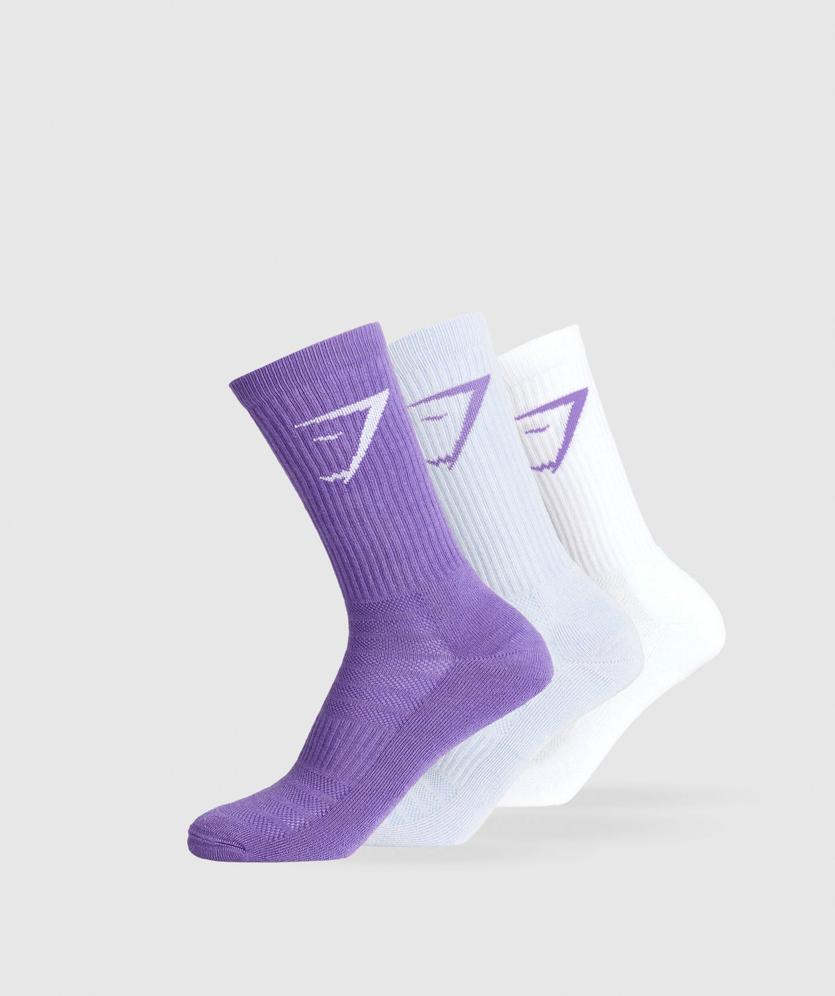 gymshark-crew-socks-3pk-stellar-purple-silver-lilac-white-ss24