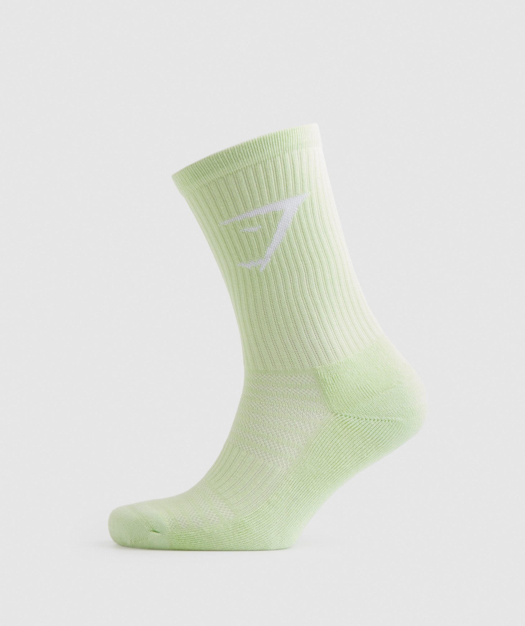 gymshark-crew-socks-3pk-faded-lilac-lavender-blue-cucumber-green-ss22