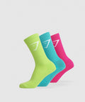 gymshark-crew-socks-3pk-citrus-green-capri-blue-bold-magenta-aw23