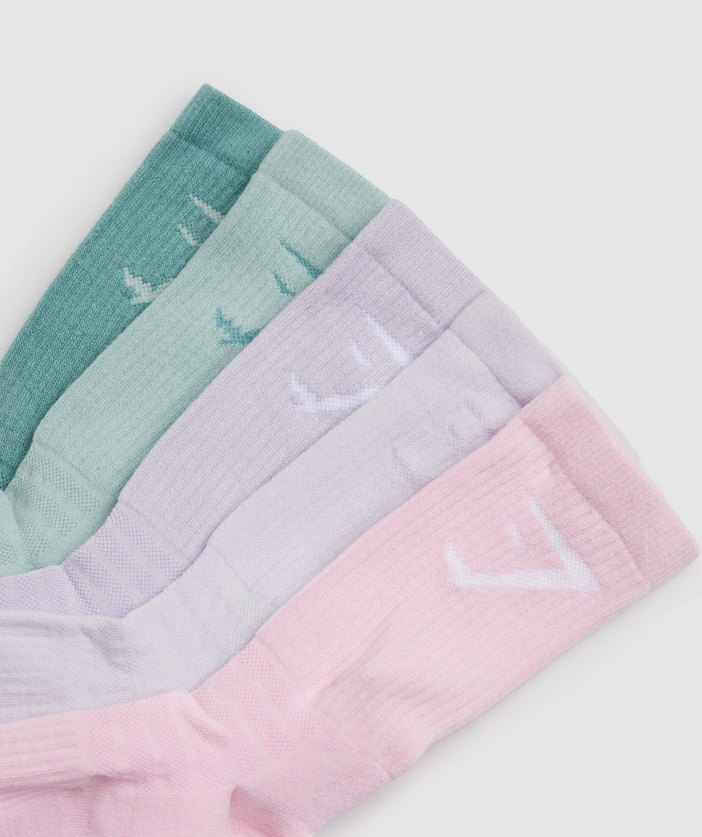 gymshark-crew-socks-5pk-teal-pink-teal-purple-lilac-ss23