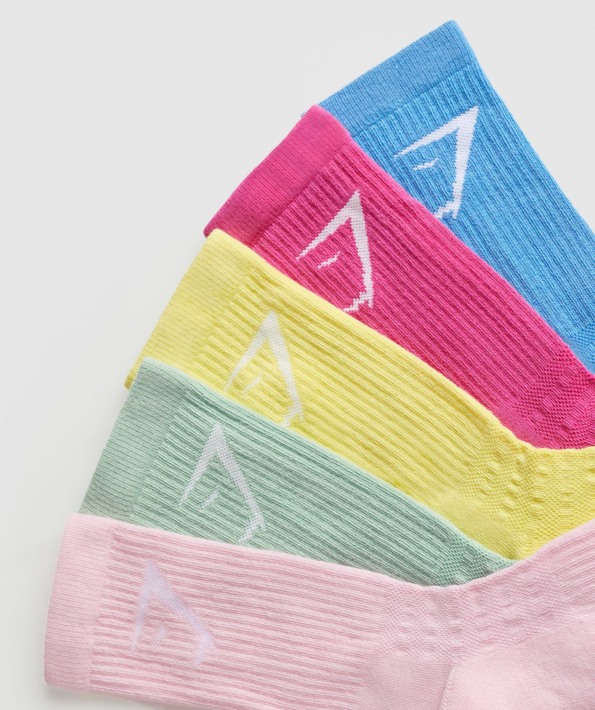 gymshark-crew-socks-5pk-pink-yellow-green-pink-blue-ss24