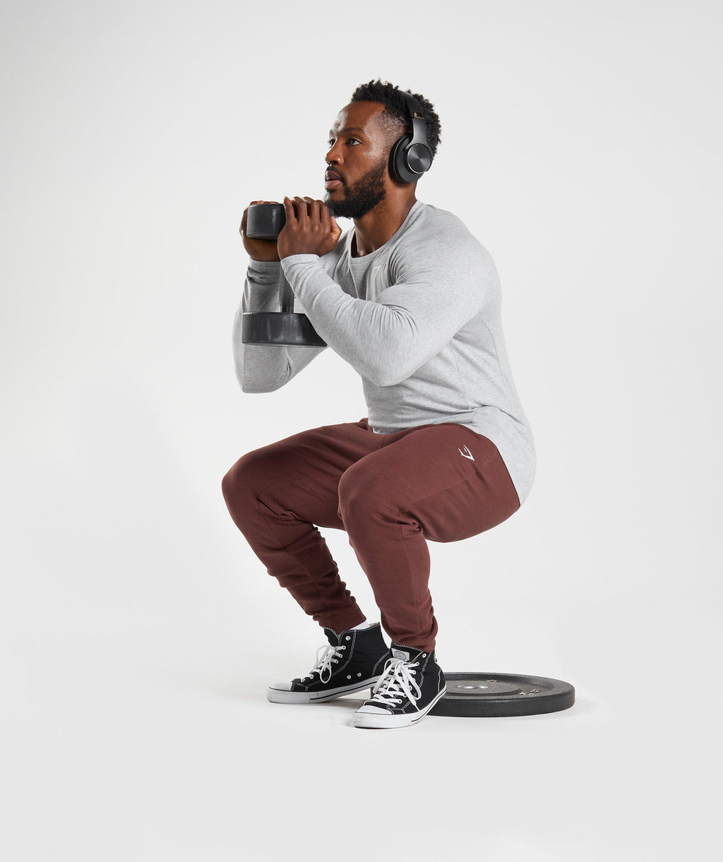 gymshark-react-joggers-cherry-brown-aw22