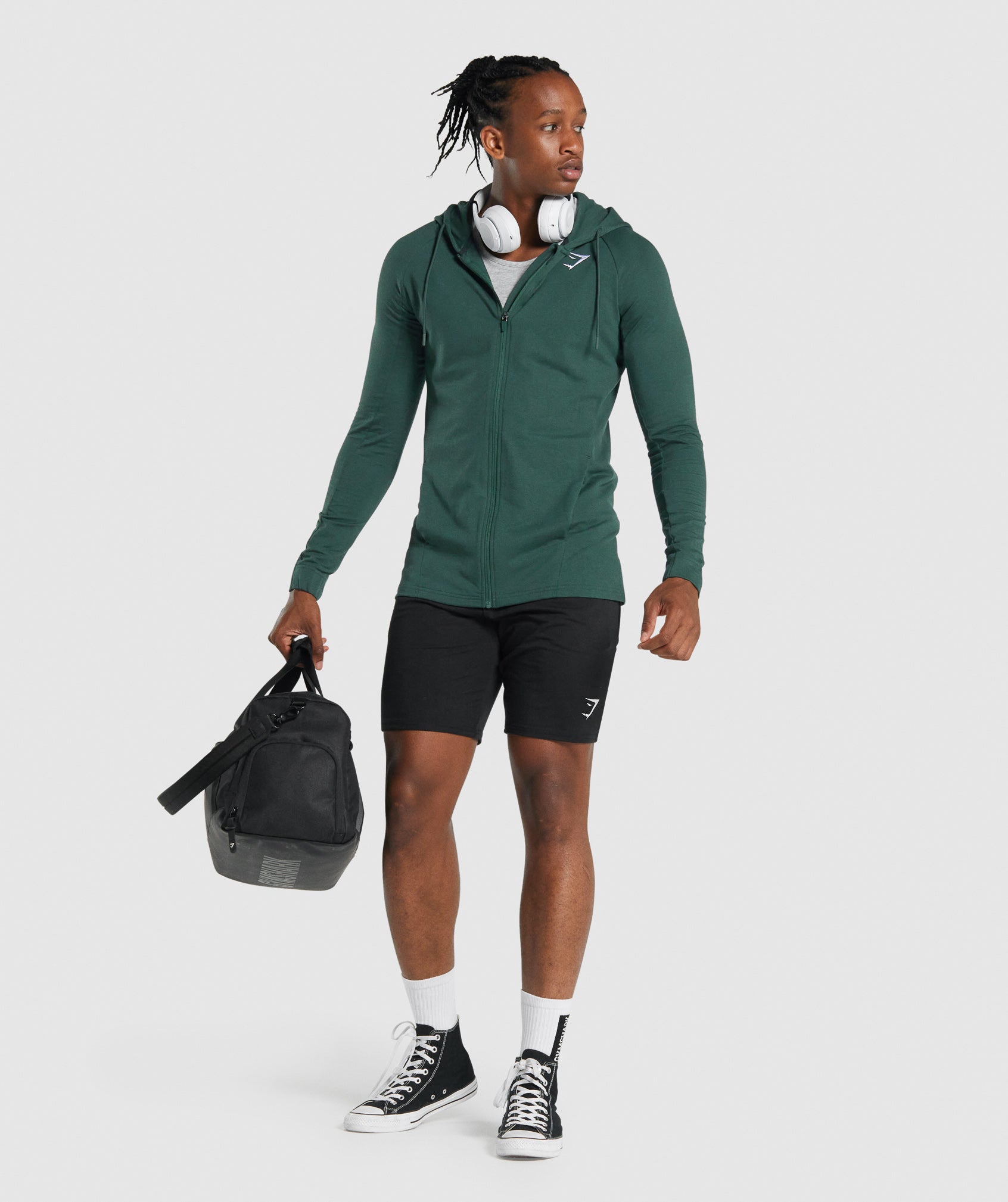 gymshark-critical-zip-up-hoodie-dark-green-aw21