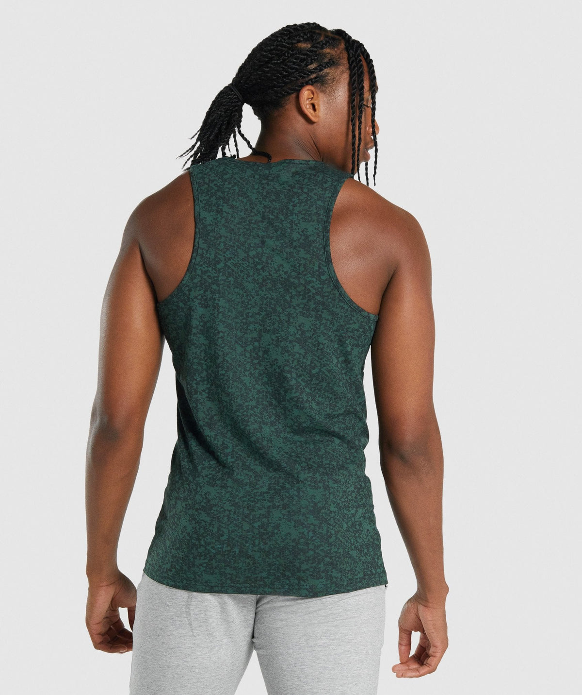 gymshark-critical-tank-dark-green-print-aw21