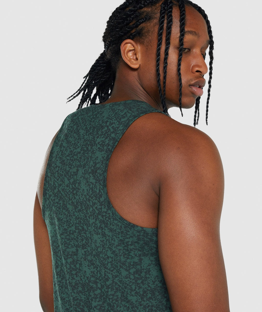 gymshark-critical-tank-dark-green-print-aw21