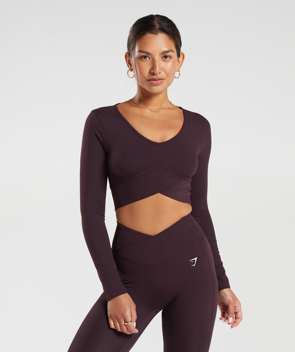 gymshark-crossover-long-sleeve-crop-top-plum-brown-aw23
