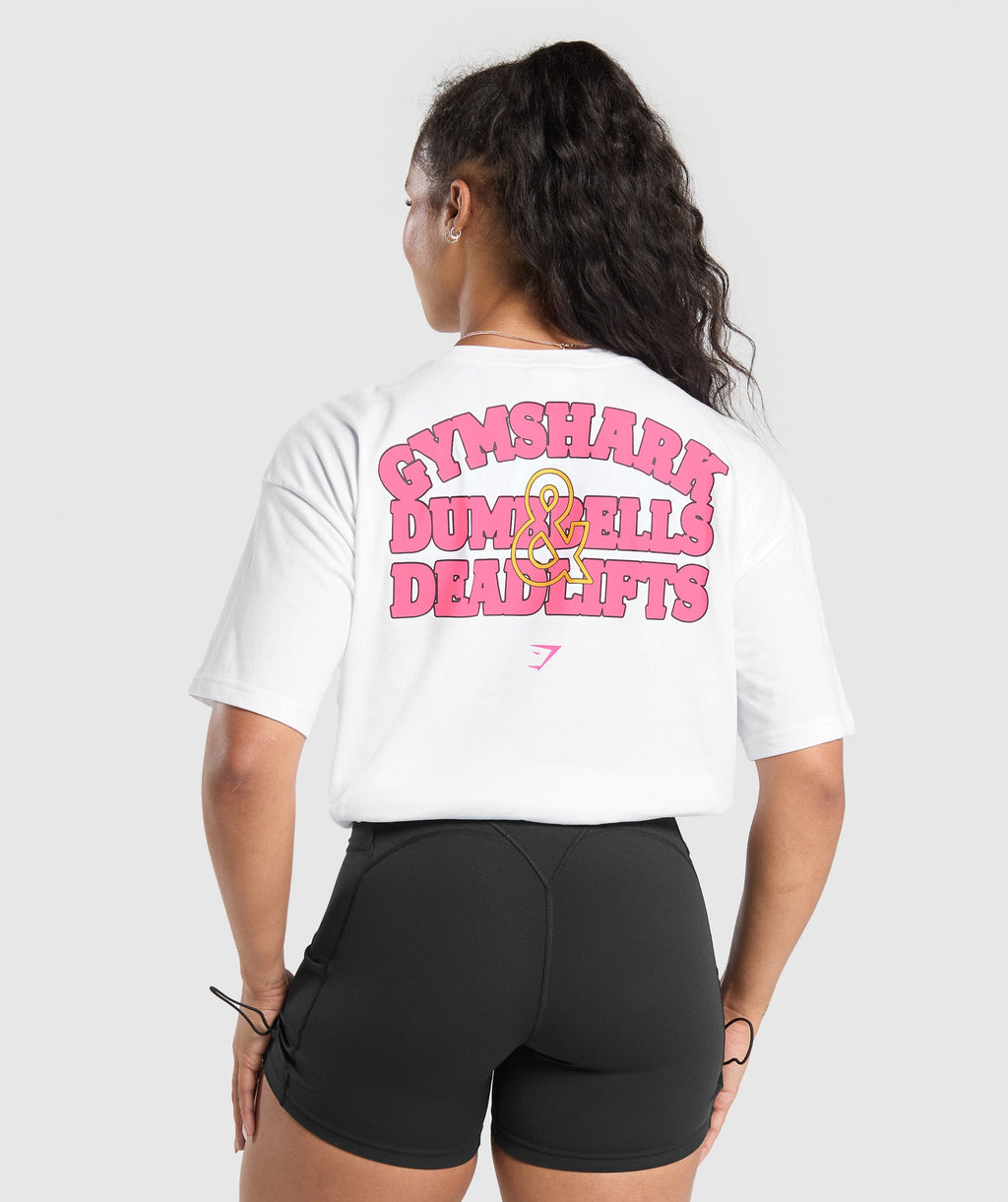 dumbells-deadlifts-oversized-t-shirt-white-aw24