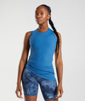 gymshark-elevate-asymmetric-tank-lakeside-blue-aw22