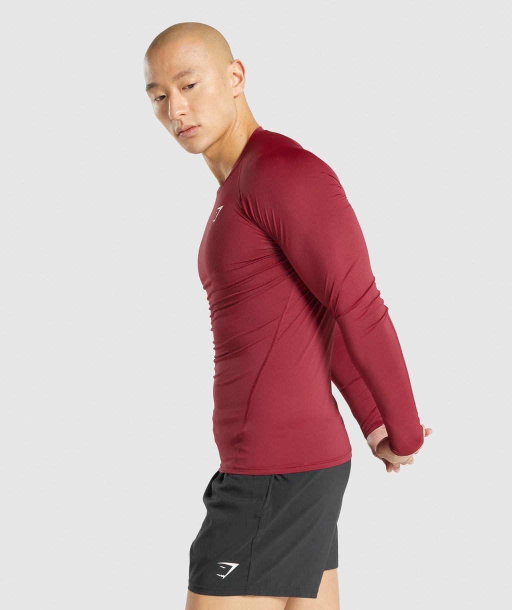 gymshark-element-baselayer-long-sleeve-t-shirt-burgundy-aw21