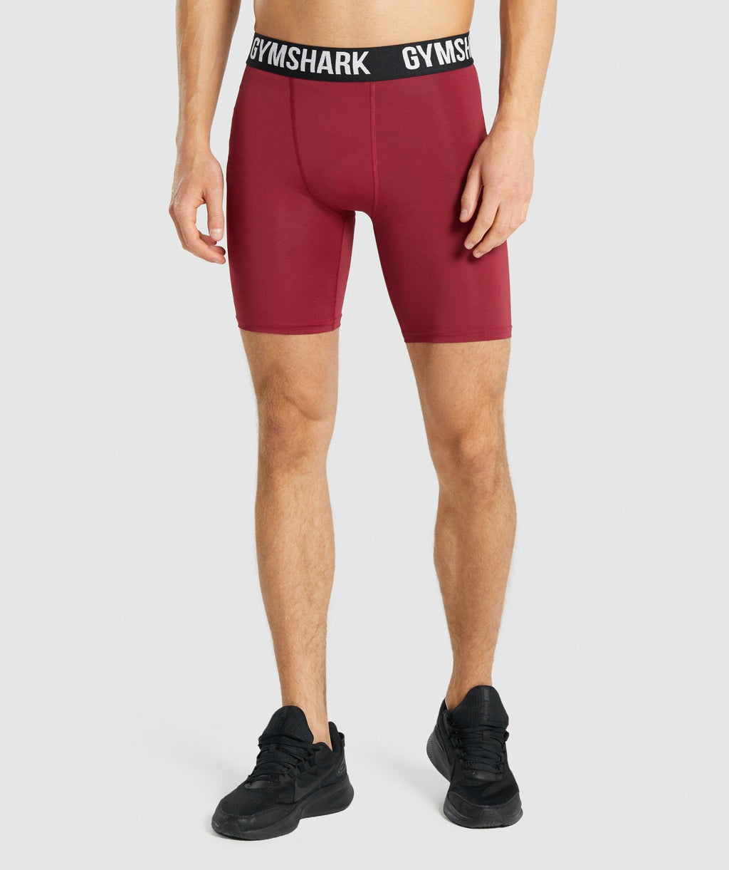 gymshark-element-baselayer-shorts-burgundy-aw21