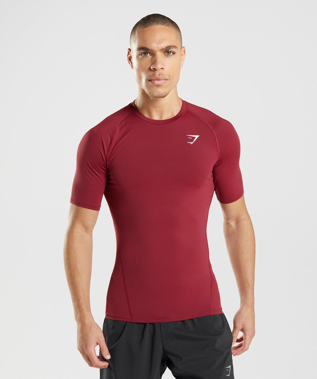 gymshark-element-baselayer-t-shirt-burgundy-aw21
