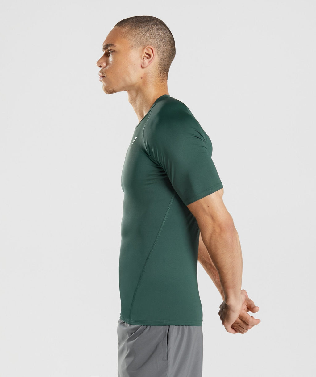 gymshark-element-baselayer-t-shirt-dark-green-aw21