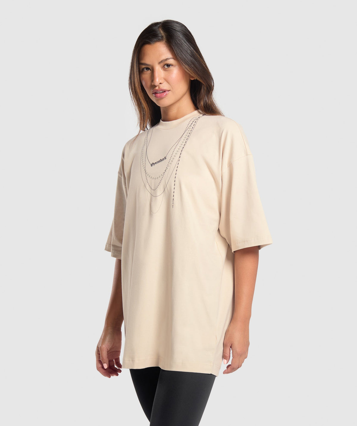 gymshark-elevate-chain-oversized-t-shirt-cream-beige-aw24