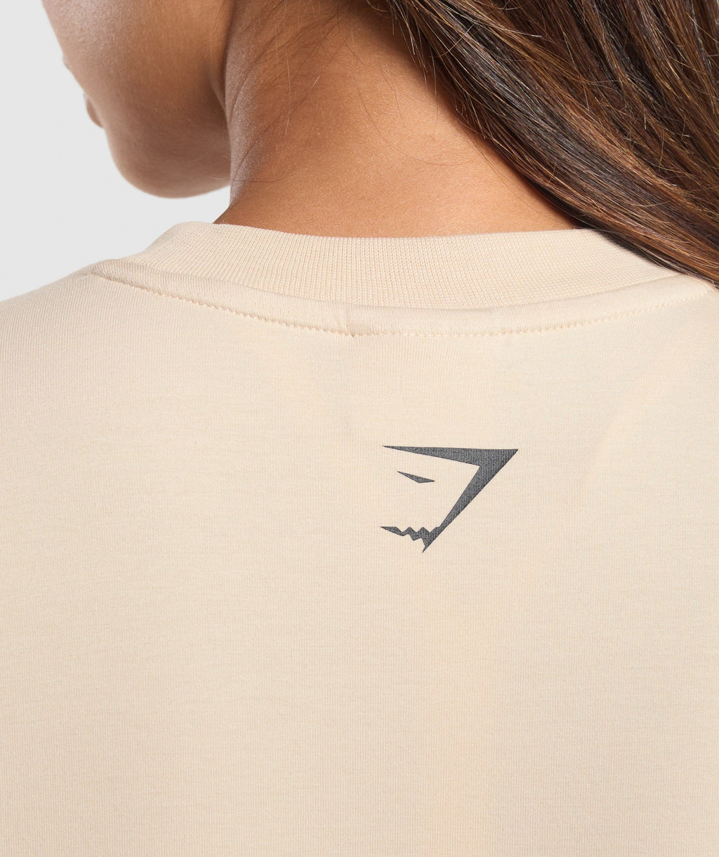 gymshark-elevate-chain-oversized-t-shirt-cream-beige-aw24