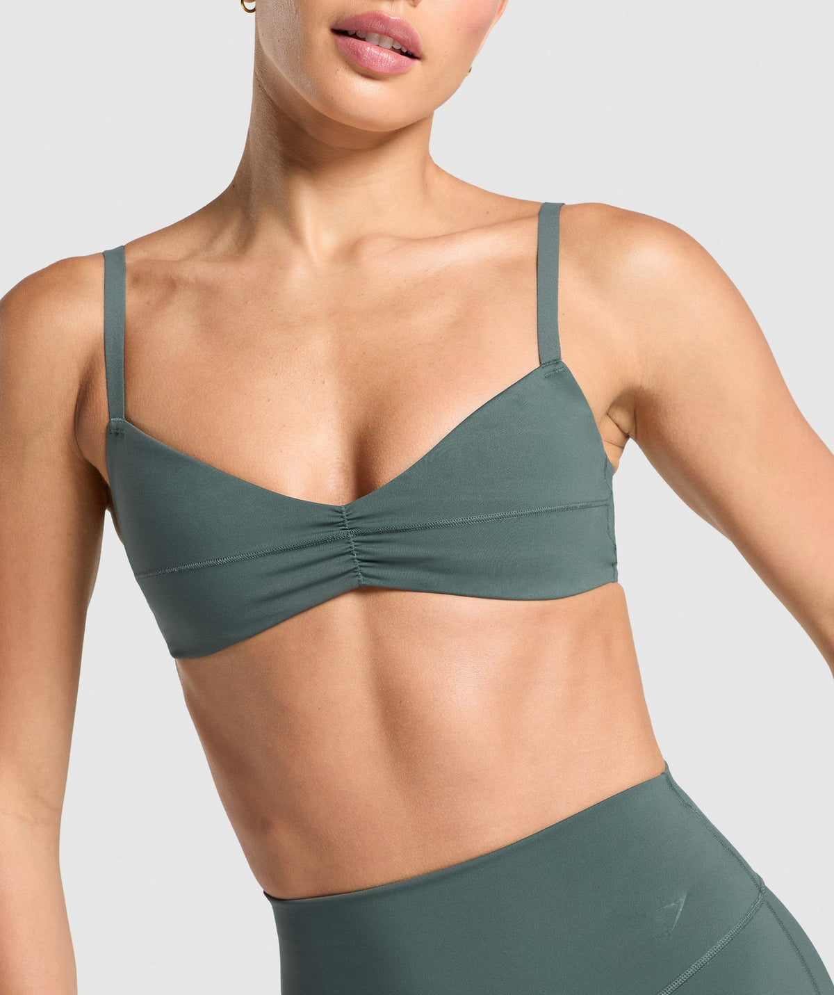 gymshark-elevate-ruched-sports-bra-slate-teal-ss25