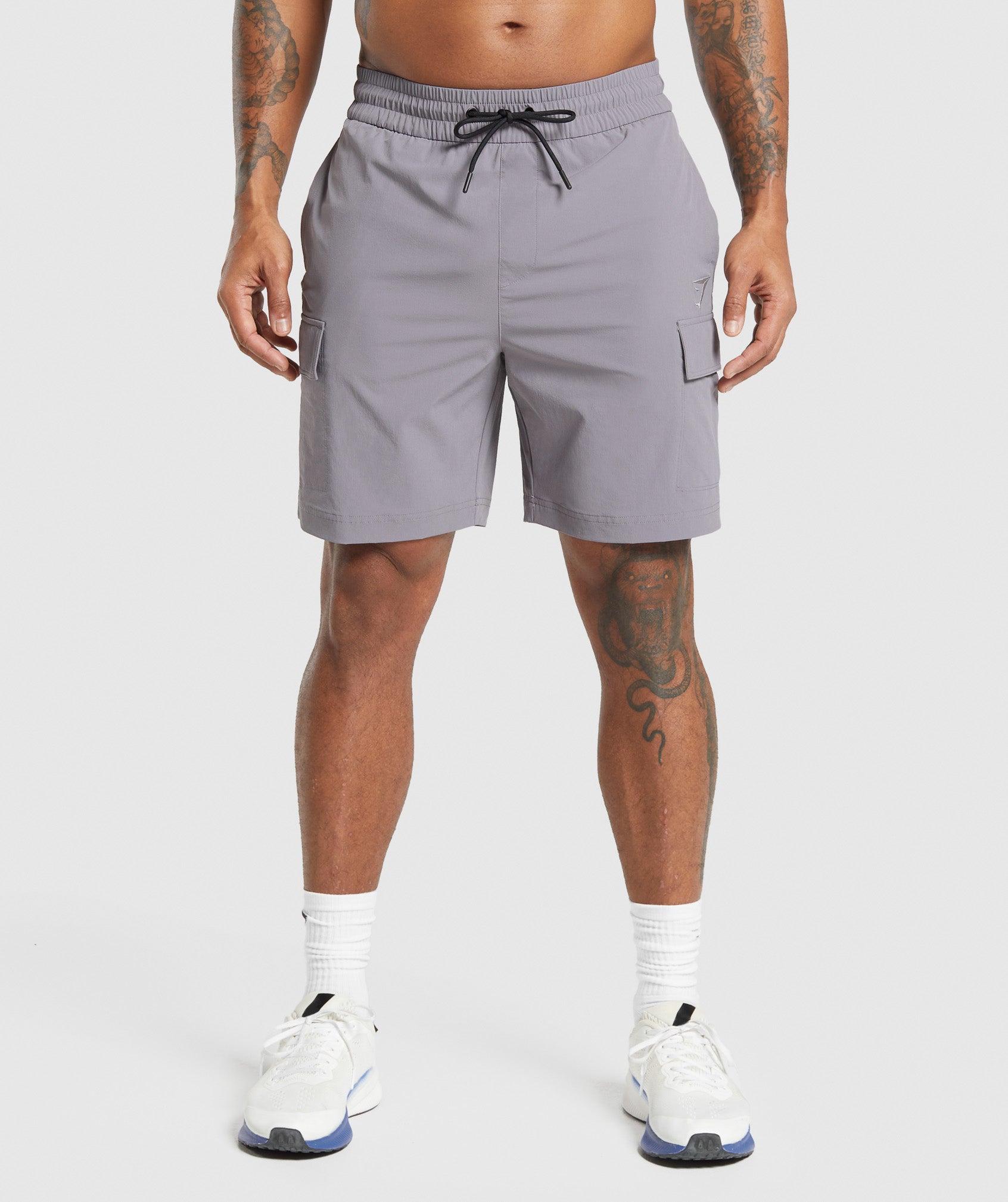 gymshark-stretch-woven-cargo-shorts-medium-grey-ss25