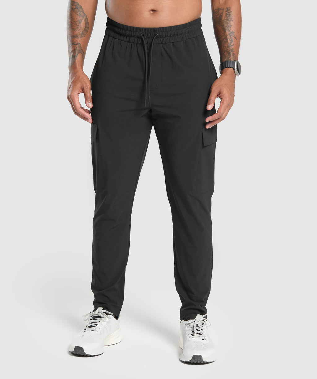 gymshark-stretch-woven-cargo-pants-black-ss24
