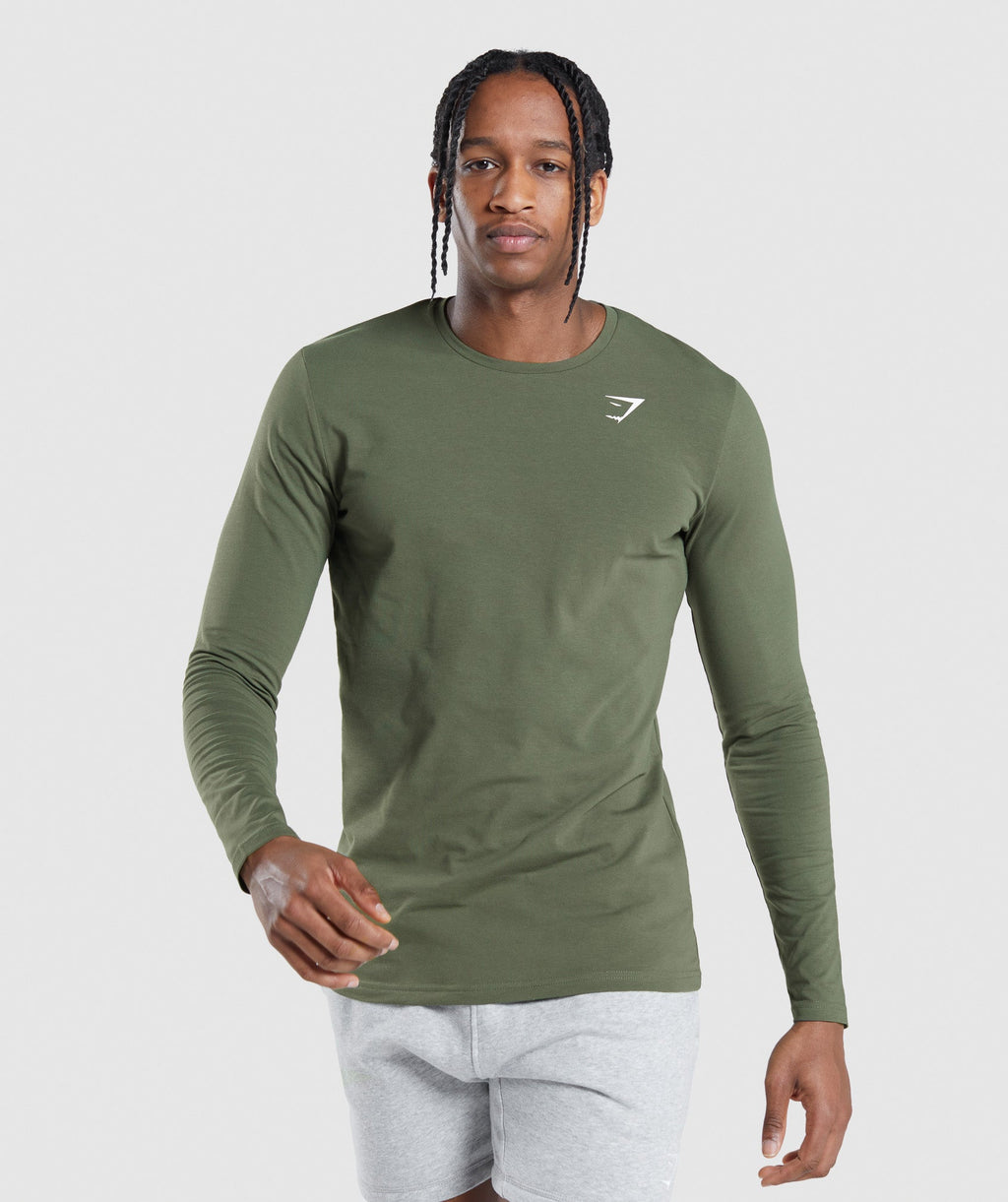 gymshark-essential-ls-slim-tee-core-olive-ss22