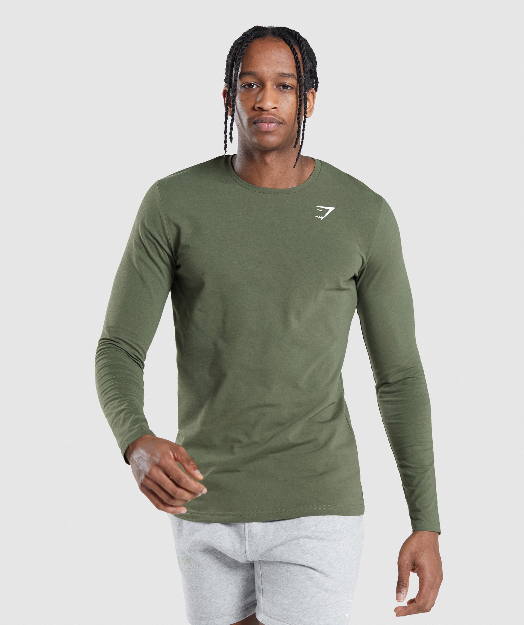 gymshark-essential-ls-slim-tee-core-olive-ss22