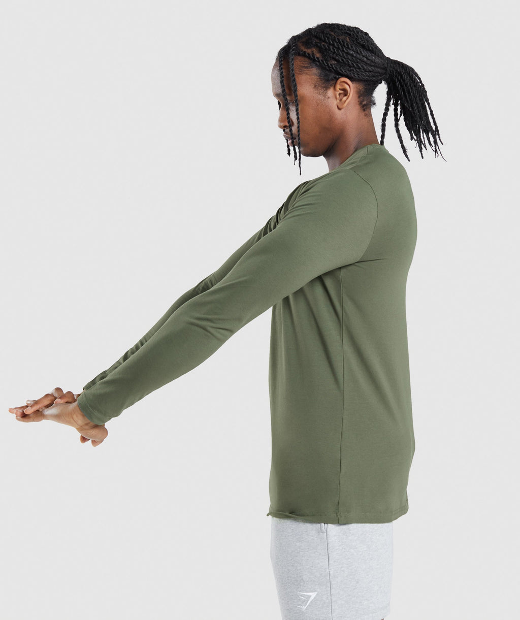 gymshark-essential-ls-slim-tee-core-olive-ss22