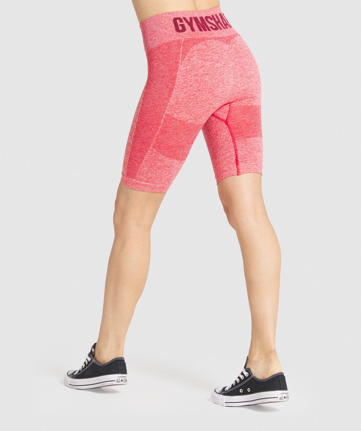 gymshark-flex-cycling-shorts-red-marl-claret