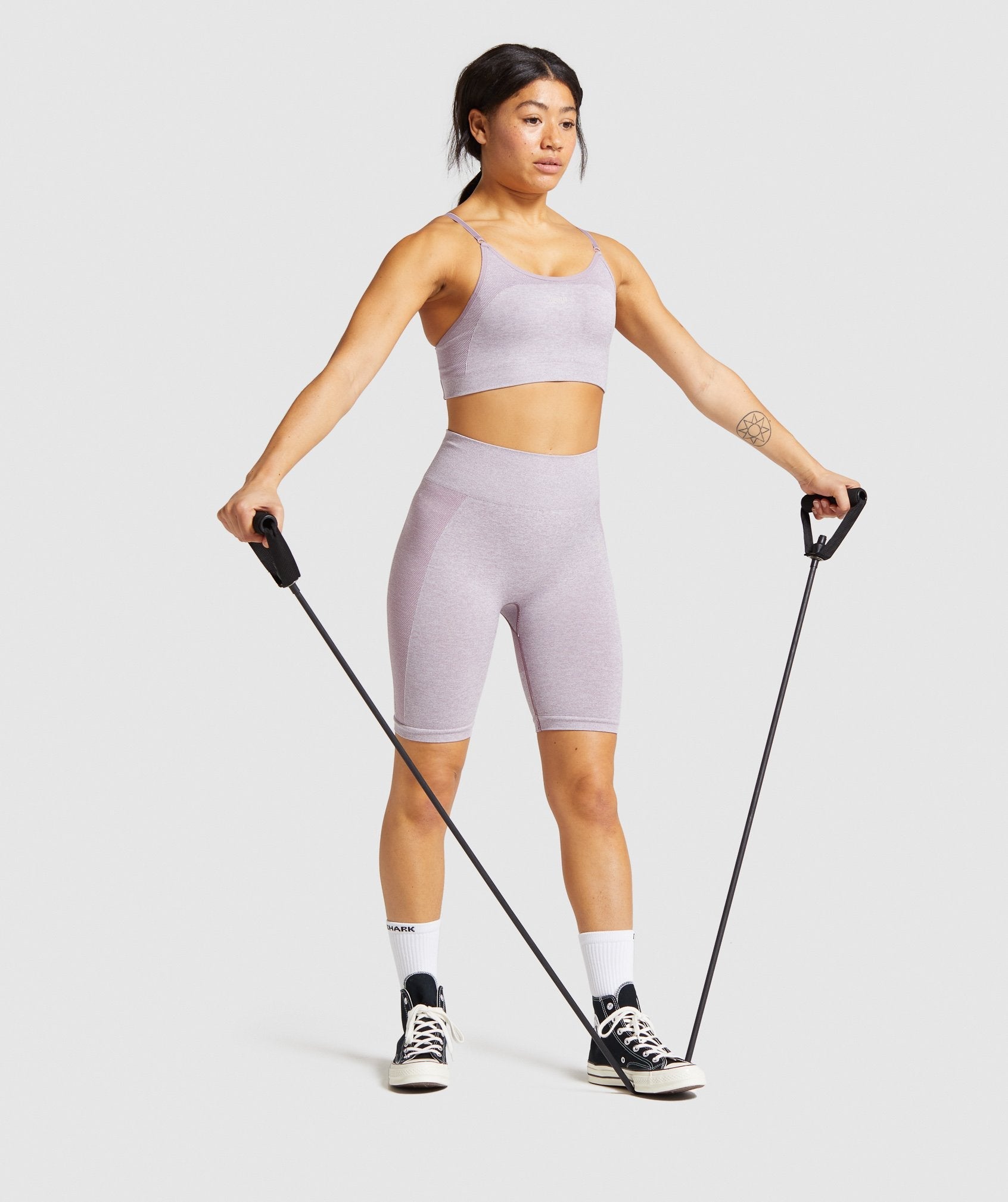gymshark-flex-cycling-shorts-purple-marl-grey