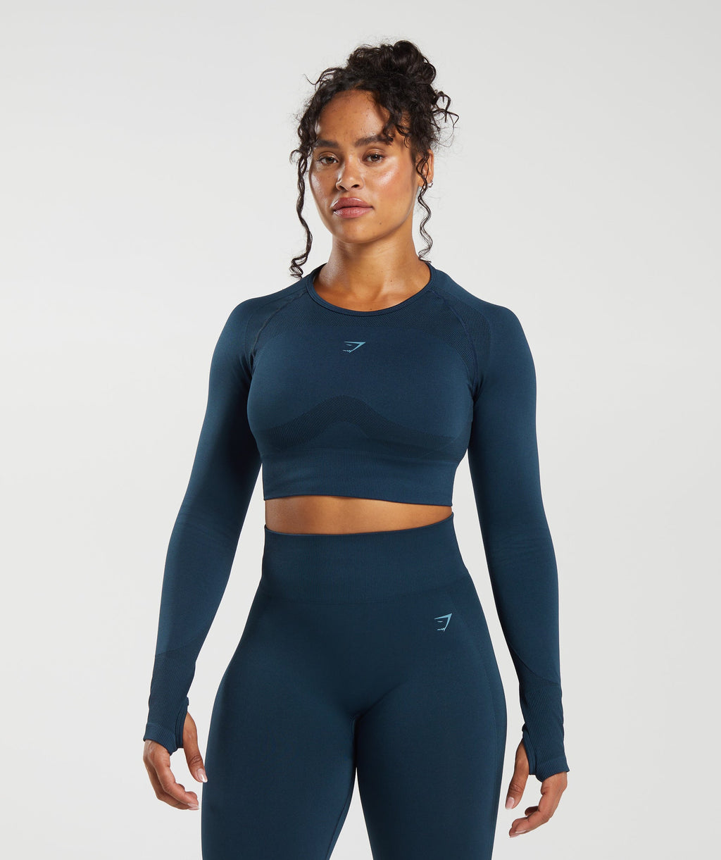 gymshark-flex-long-sleeve-crop-navy-denim-blue-aw23