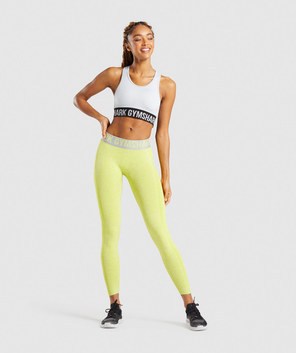 gymshark-flex-low-rise-leggings-lime-marl-light-grey