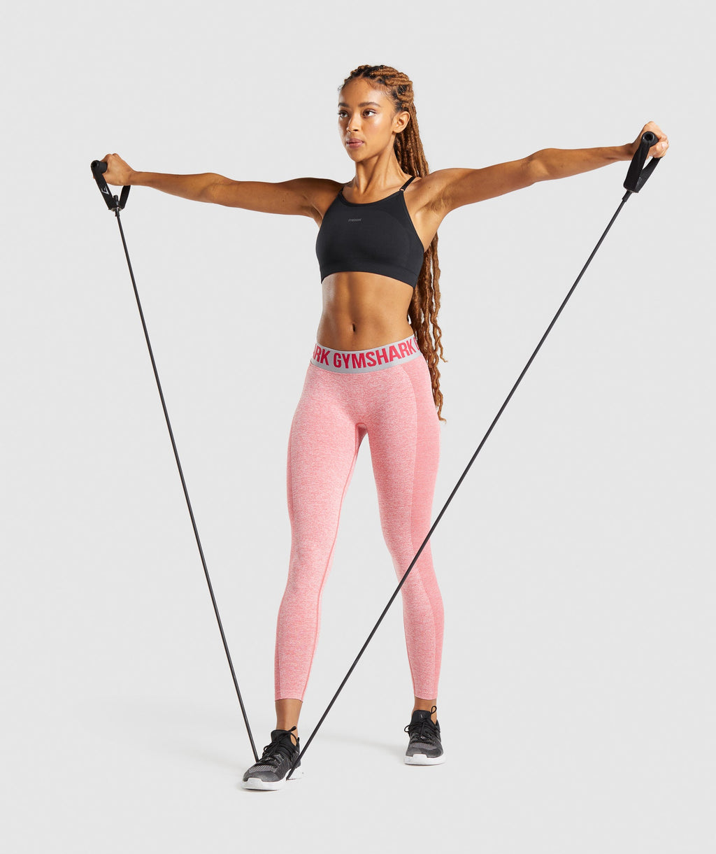 gymshark-flex-low-rise-leggings-red-marl-light-grey
