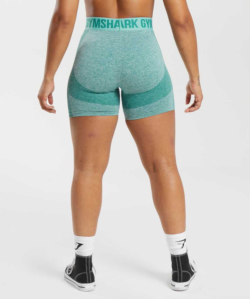 gymshark-flex-shorts-jewel-green-white-marl-cornflower-blue-aw23