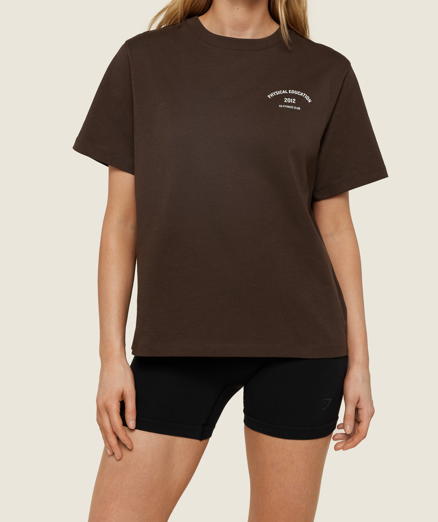 gymshark-phys-ed-graphic-t-shirt-archive-brown-ss24