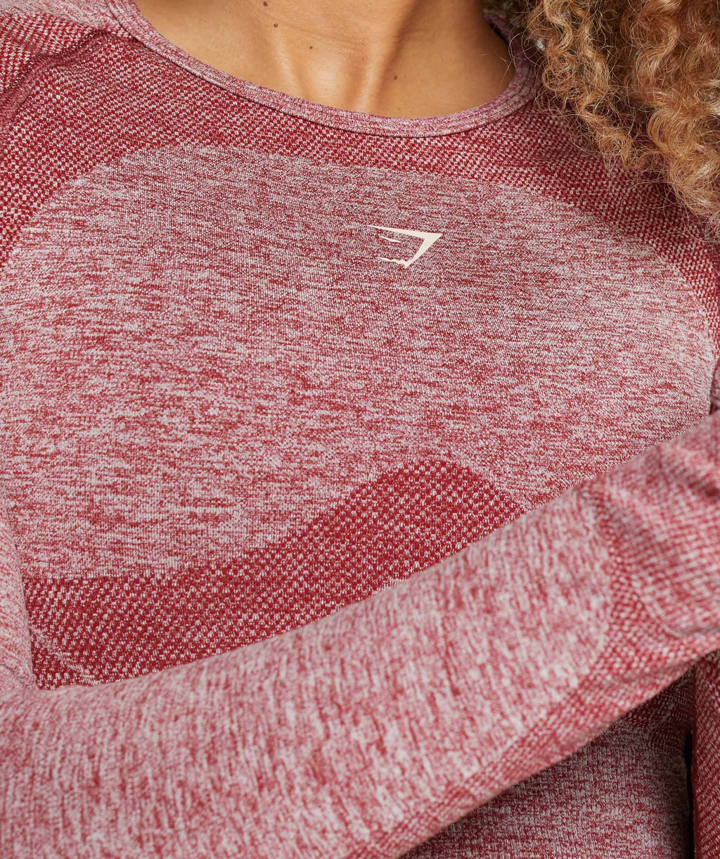 gymshark-flex-sports-long-sleeve-crop-top-burgundy-marl-aw21