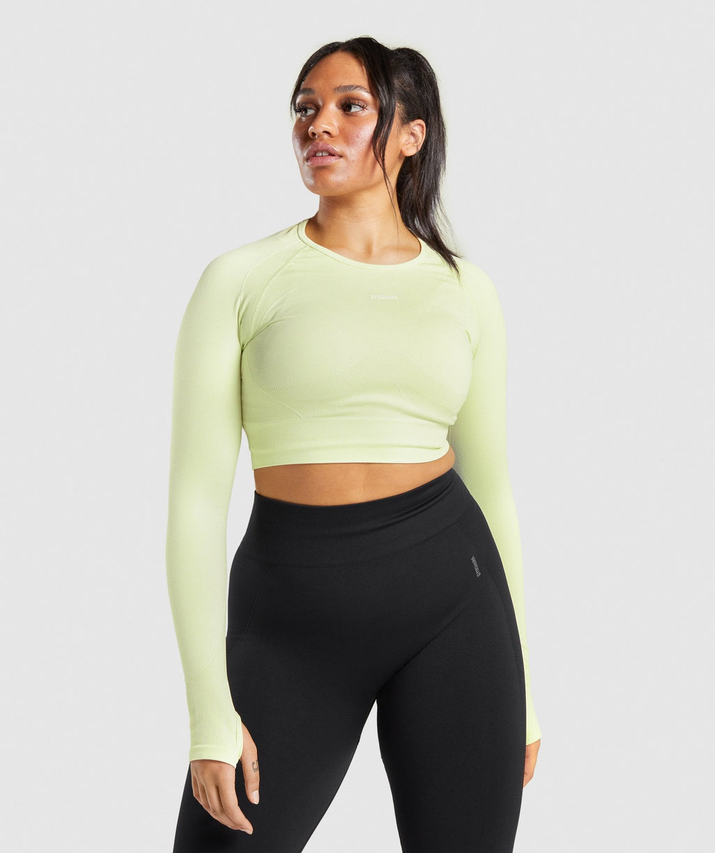 gymshark-flex-sports-long-sleeve-crop-top-light-green-marl