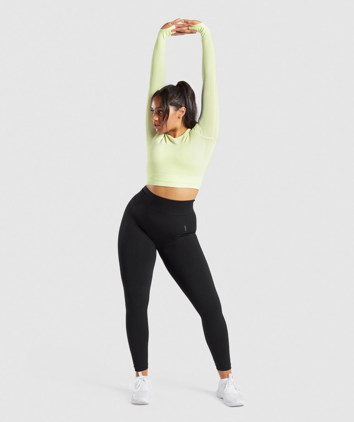 gymshark-flex-sports-long-sleeve-crop-top-light-green-marl