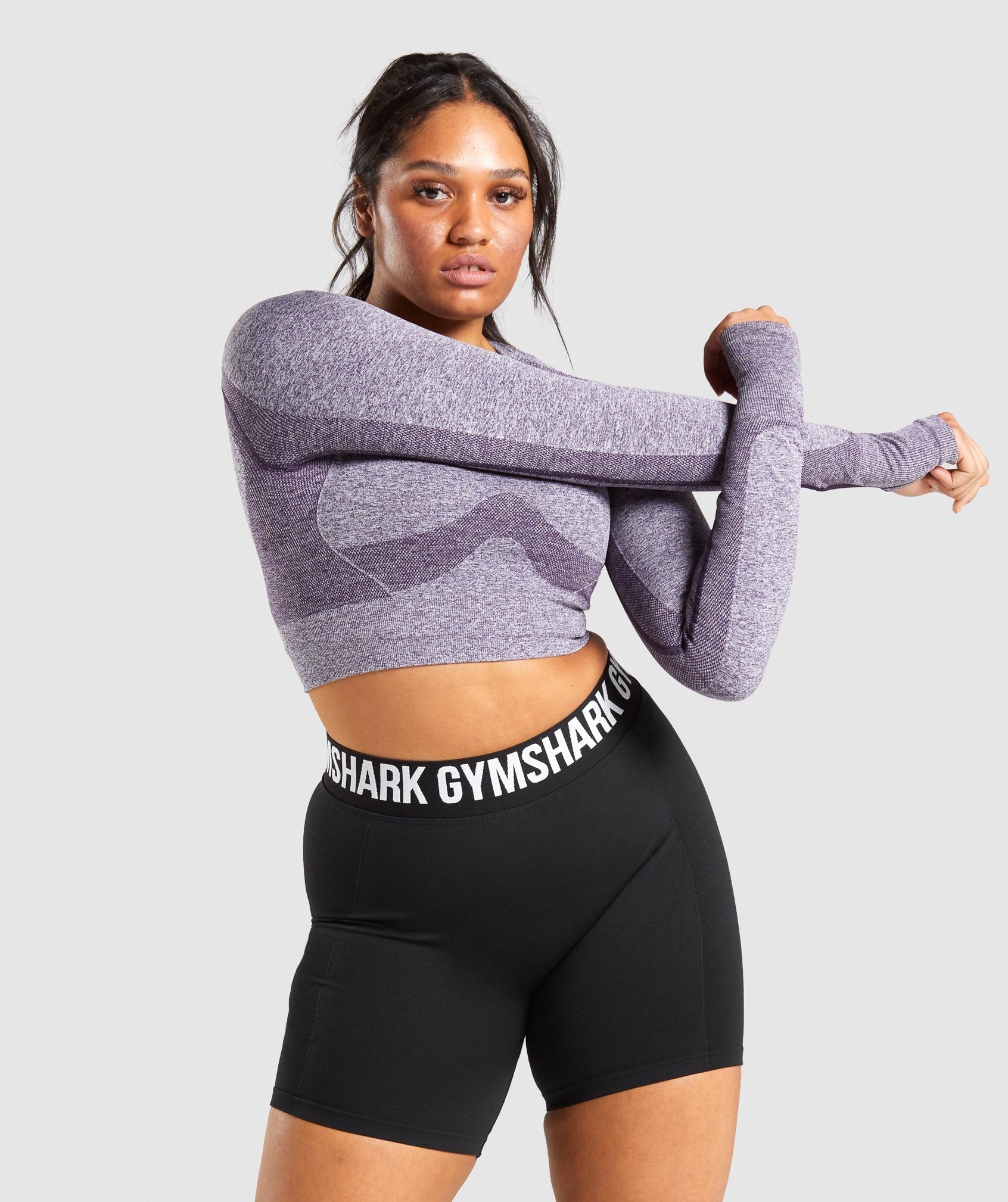 gymshark-flex-sports-long-sleeve-crop-top-purple-marl