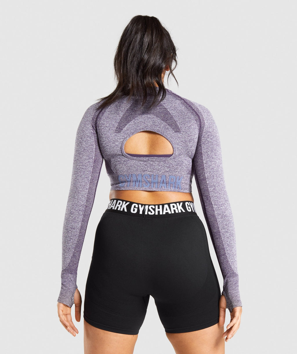 gymshark-flex-sports-long-sleeve-crop-top-purple-marl