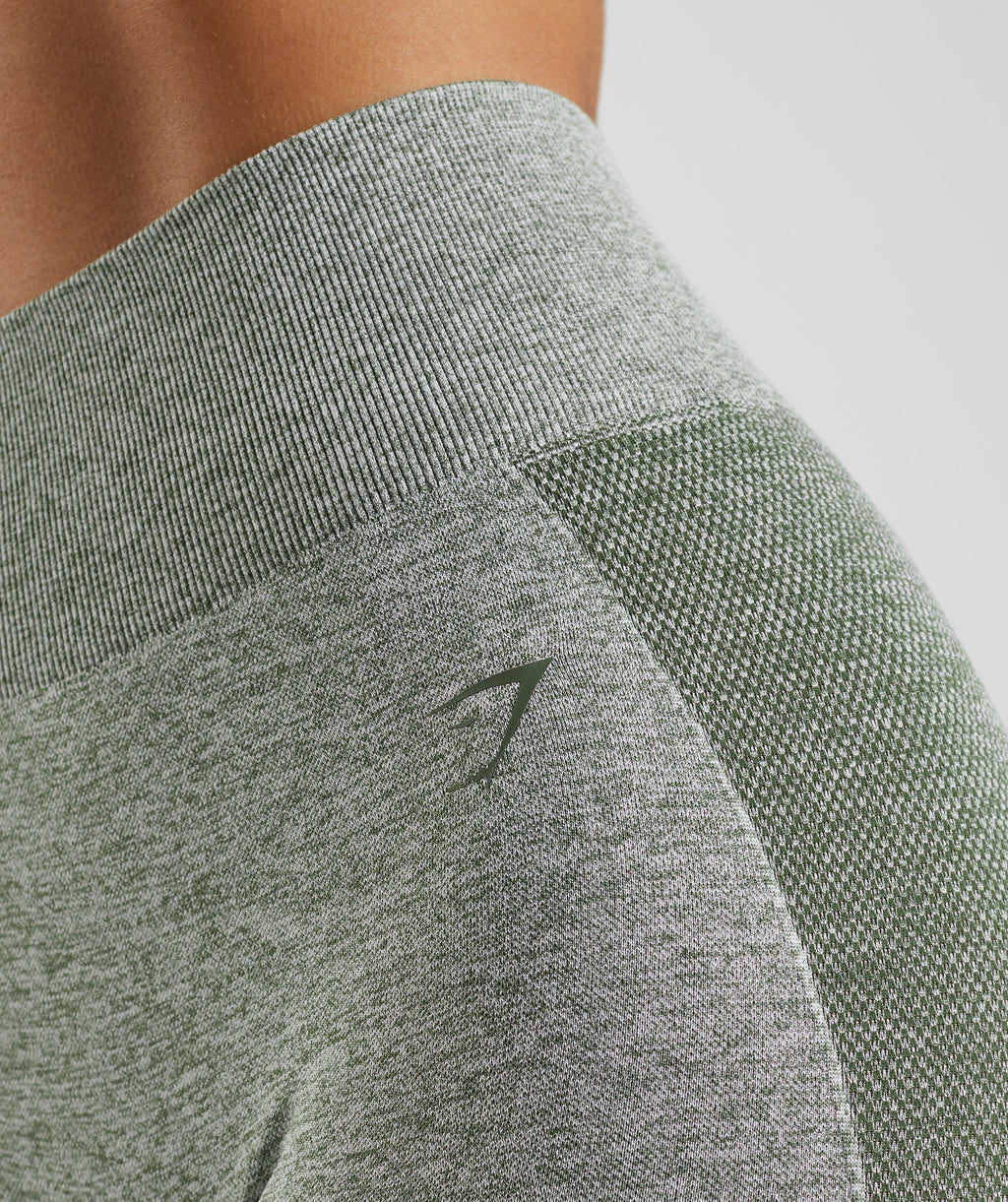 gymshark-flex-high-waisted-leggings-marsh-green-white-marl-aw22