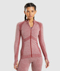 gymshark-flex-zip-through-jacket-burgundy-marl-aw21