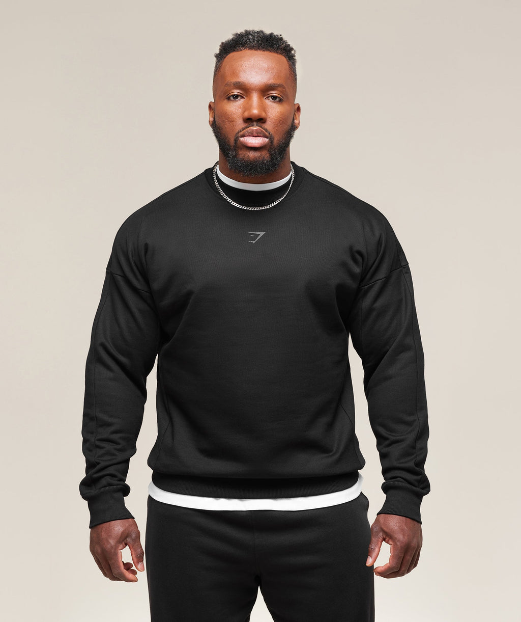 gymshark-premium-power-crew-black-ss25