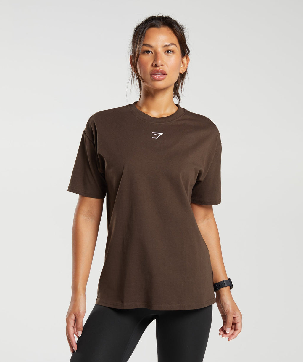 gymshark-fraction-oversized-t-shirt-archive-brown-aw23