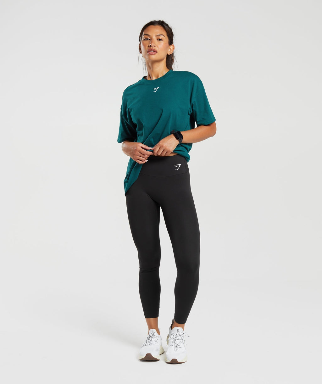 gymshark-fraction-oversized-t-shirt-deep-teal-aw23