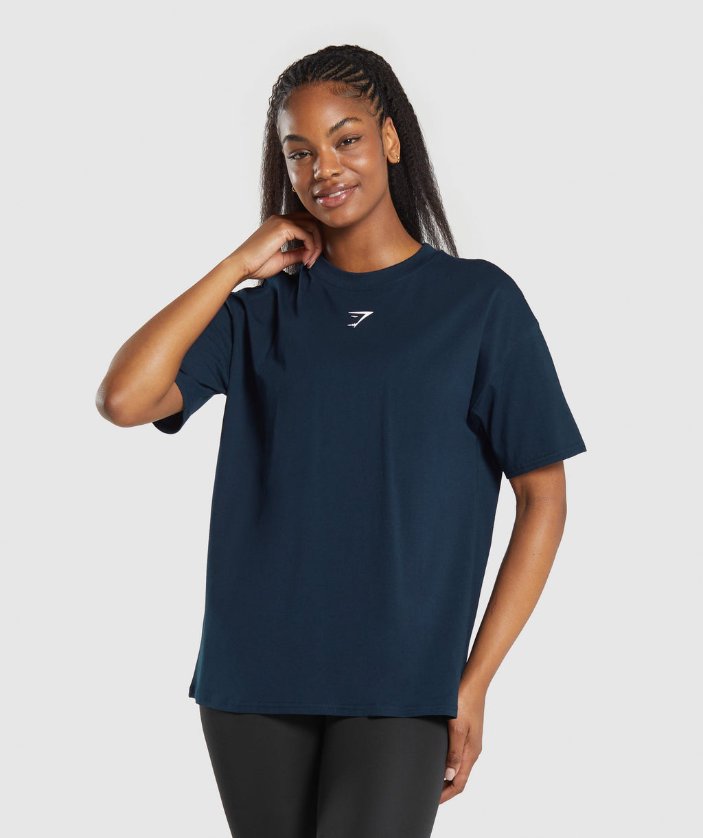 gymshark-fraction-oversized-t-shirt-navy-aw24