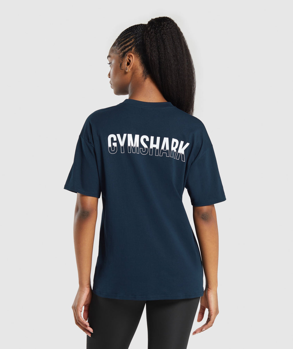 gymshark-fraction-oversized-t-shirt-navy-aw24