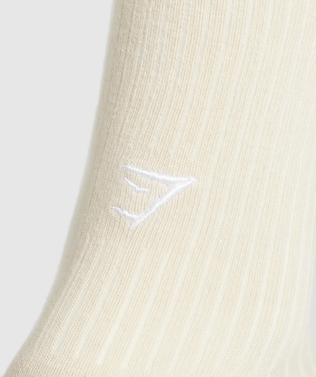 gymshark-frill-crew-single-sock-cream-beige-soft-white-aw24