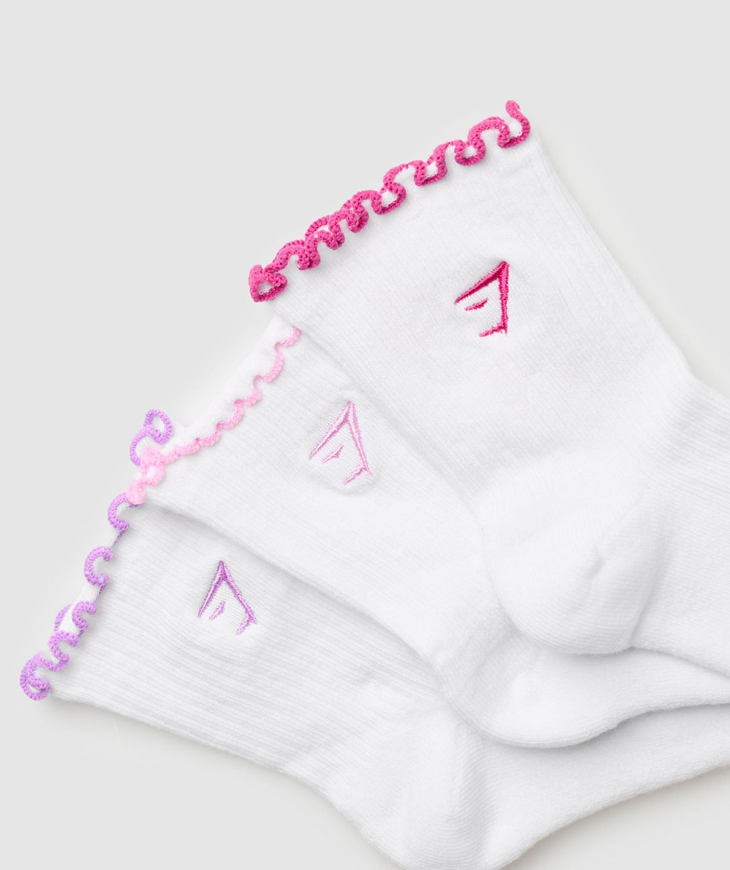 gymshark-frill-midi-sock-3pk-white-sour-pink-active-purple-winning-pink-ss25